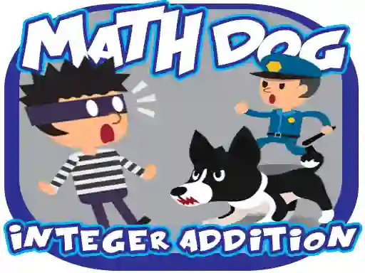 Permainan Math Dog Integer Addition talian