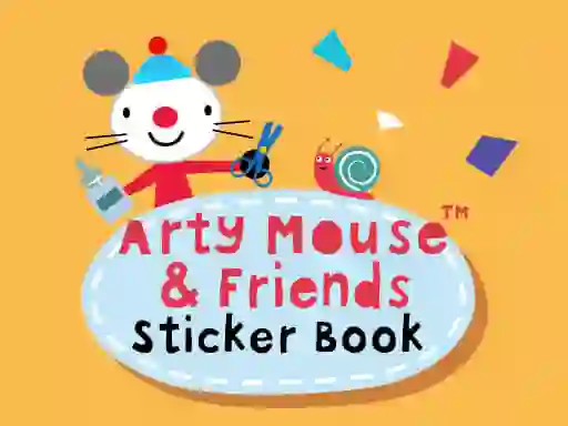 Permainan Arty Mouse & Friends Sticker Book talian