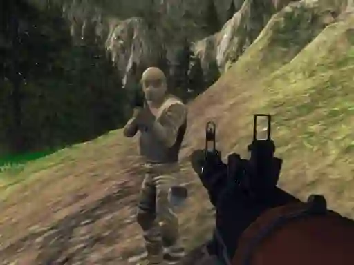 Permainan Crazy Commando talian