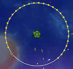 Permainan Orbit Avoider talian
