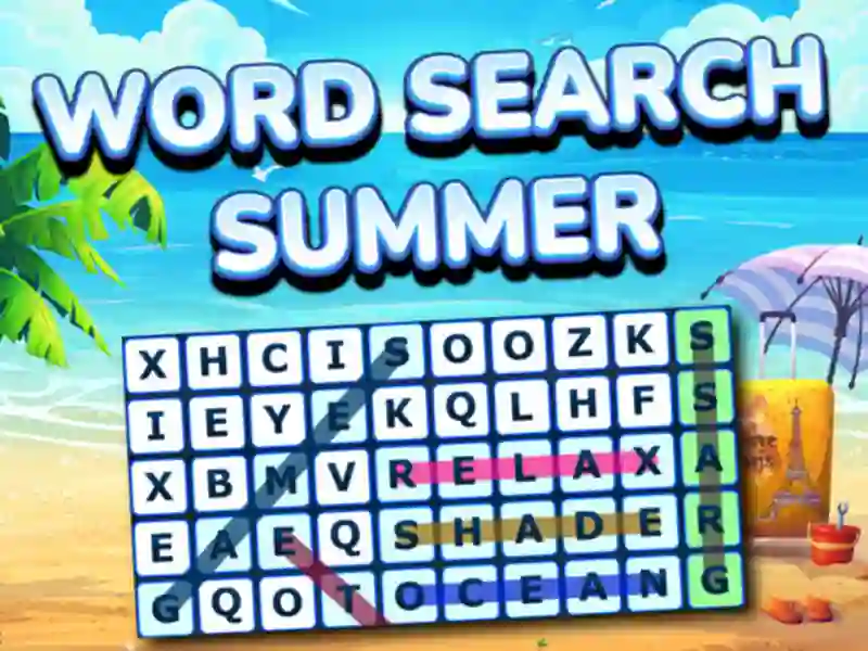 Permainan Word Search Summer talian