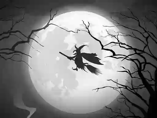 Permainan The Night Of the Witches Jigsaw talian