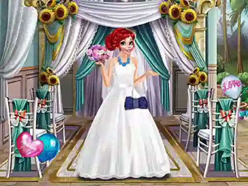 Permainan Princess wedding dress talian