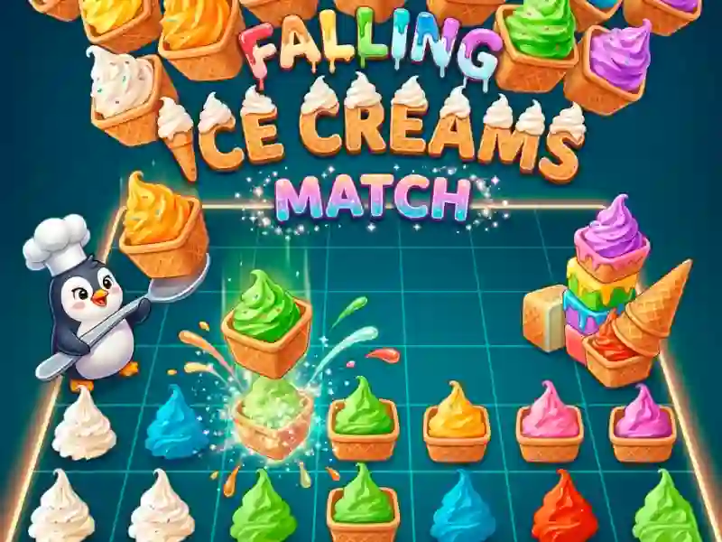 Permainan Falling Ice Creams Match talian