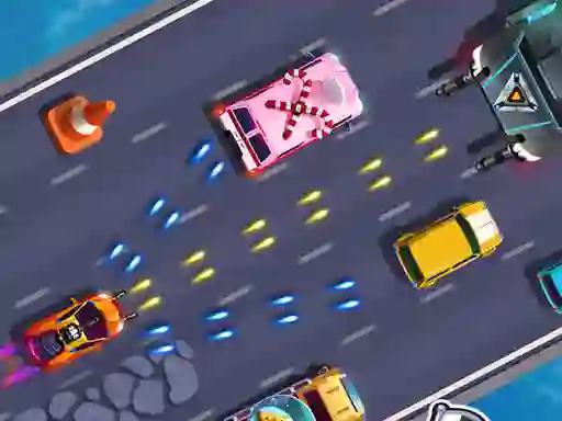 Permainan Crazy Racing talian