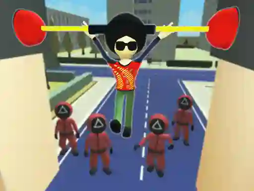 Permainan Squid Fall Guy talian