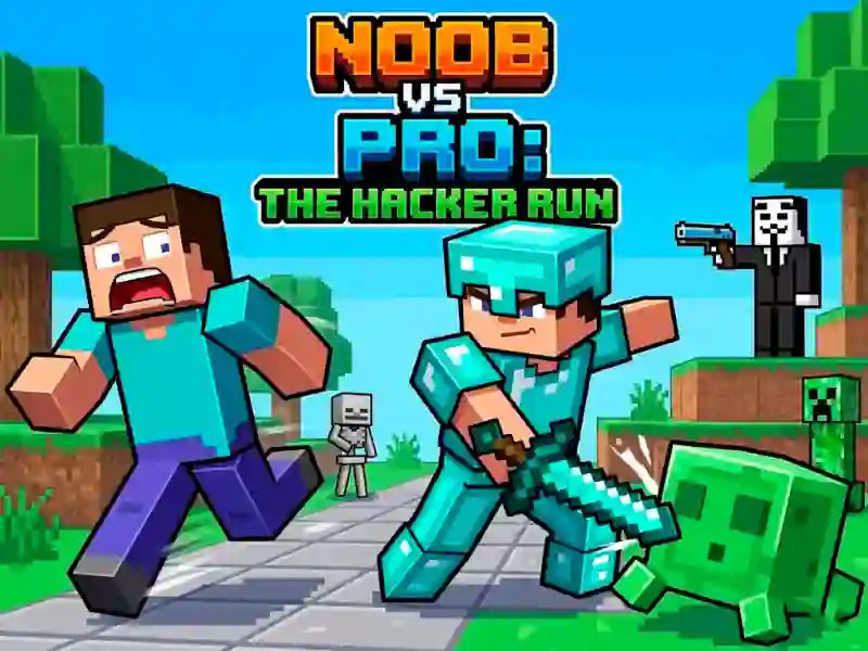 Permainan Noob vs Pro Help Hacker danger Hacker talian