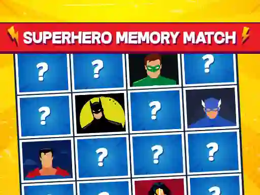 Permainan Superhero Memory Match talian