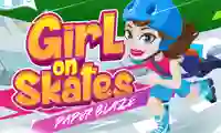 Permainan Girl on Skates Paper Blaze talian