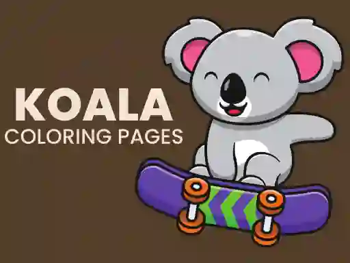 Permainan Koala Coloring Pages talian