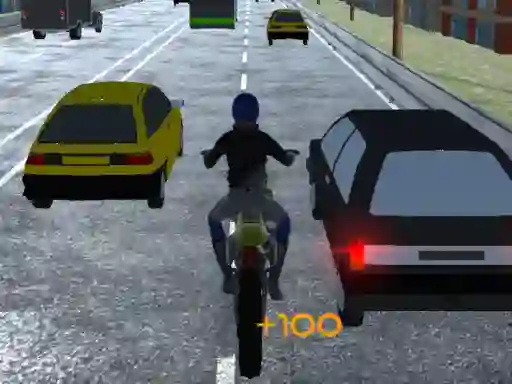 Permainan Motorbike Traffic talian