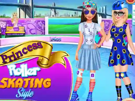 Permainan Princess Roller Skating Style talian