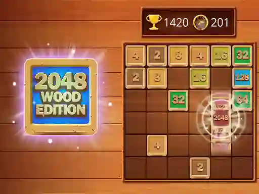 Permainan 2048 Wooden Edition talian
