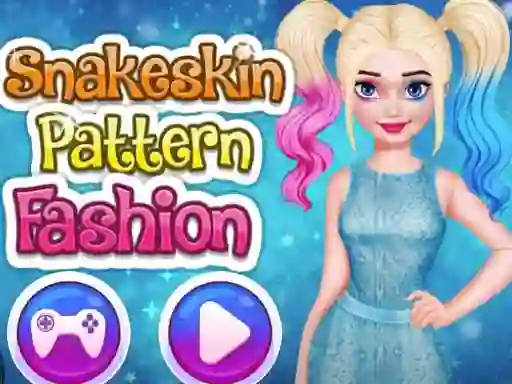 Permainan Snakeskin Pattern Fashion talian