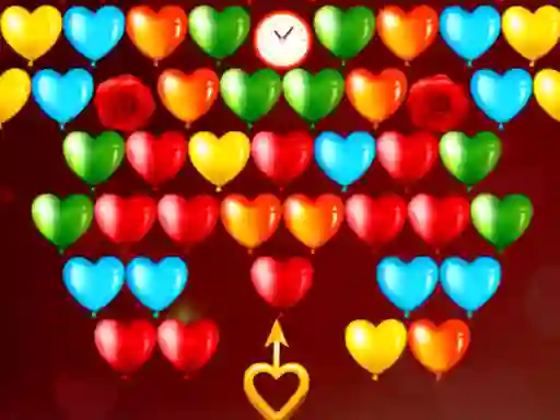 Permainan Bubble Shooter Valentines talian