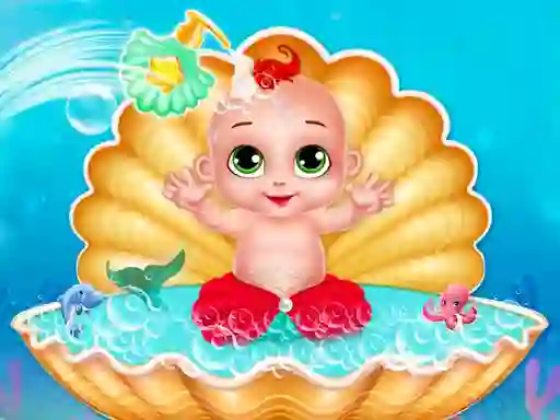 Permainan Mermaid Baby Care talian
