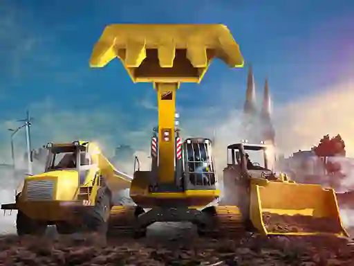 Permainan Excavator Simulator 3D talian
