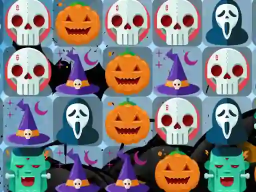 Permainan Scary Halloween Match 3 talian