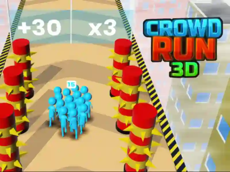 Permainan Crowd Run 3D talian