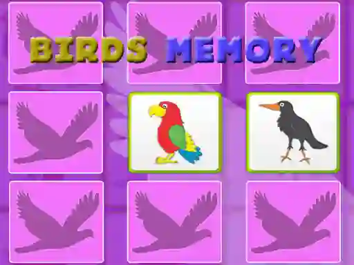 Permainan Kids Memory With Birds talian