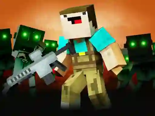 Permainan Noob Shooter Zombie talian