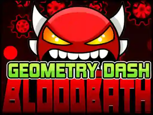 Permainan Geometry Dash Bloodbath talian