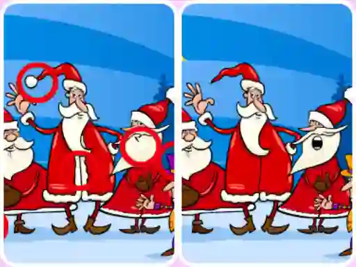 Permainan Christmas Photo Differences-2 talian
