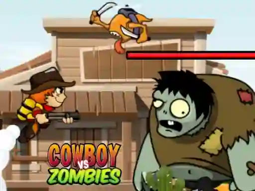 Permainan Cowboy vs Zombies talian