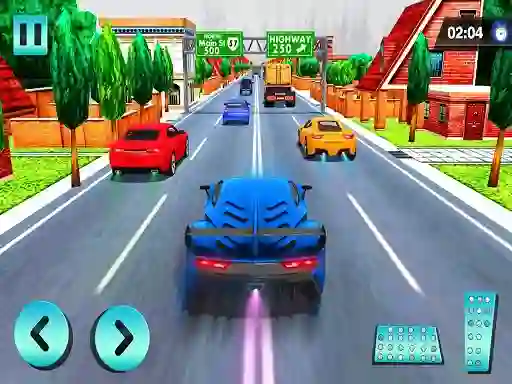 Permainan Car Racing in Fast Highway Traffic talian