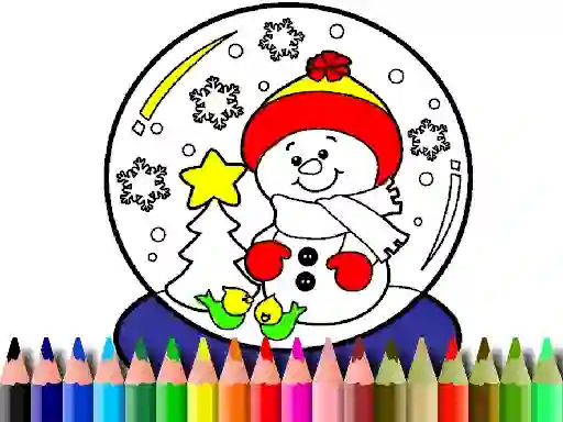 Permainan Back To School: Christmas Coloring Book talian