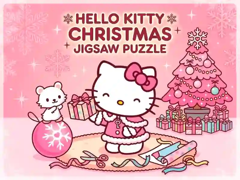 Permainan Hello Kitty Christmas Jigsaw Puzzle talian