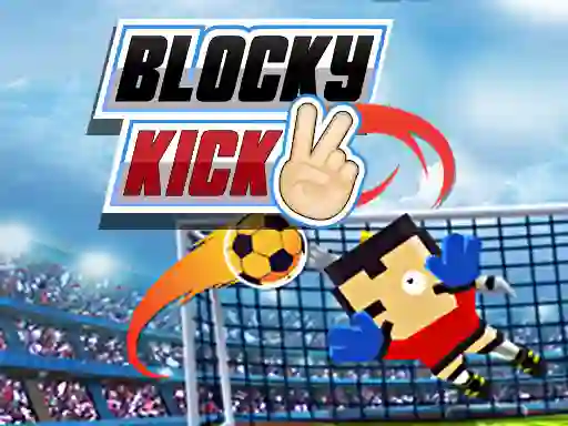 Permainan Blocky Kick 2 talian