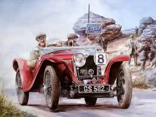 Permainan Vintage Cars Puzzle talian