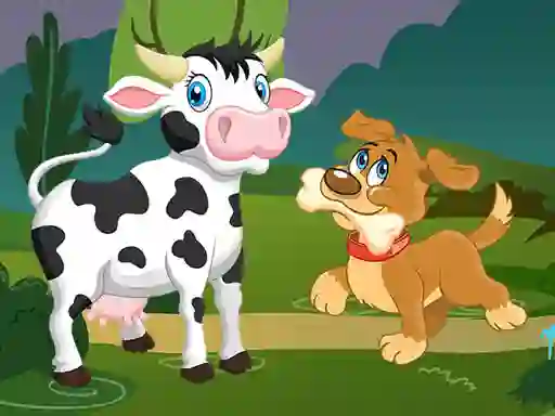 Permainan Domestic Animals Memory talian