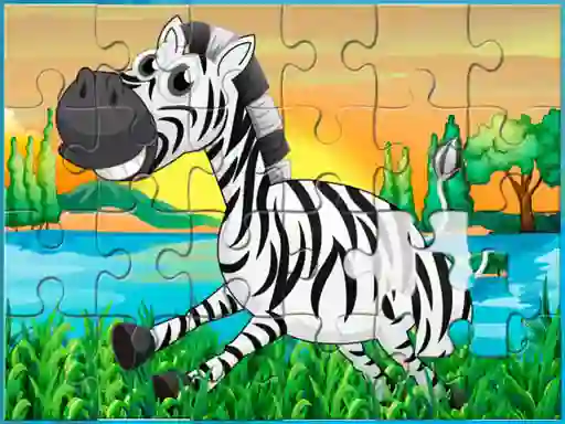 Permainan Happy Animals Jigsaw talian