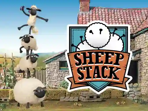 Permainan Shaun The Sheep Sheep Stack talian
