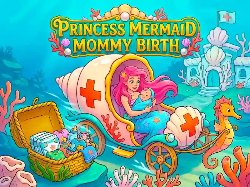 Permainan Princess Mermaid Mommy Birth talian