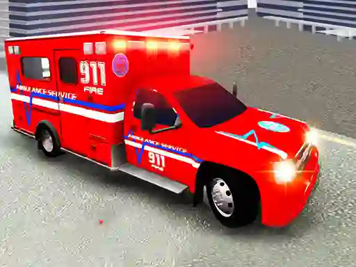 Permainan City Ambulance Driving talian