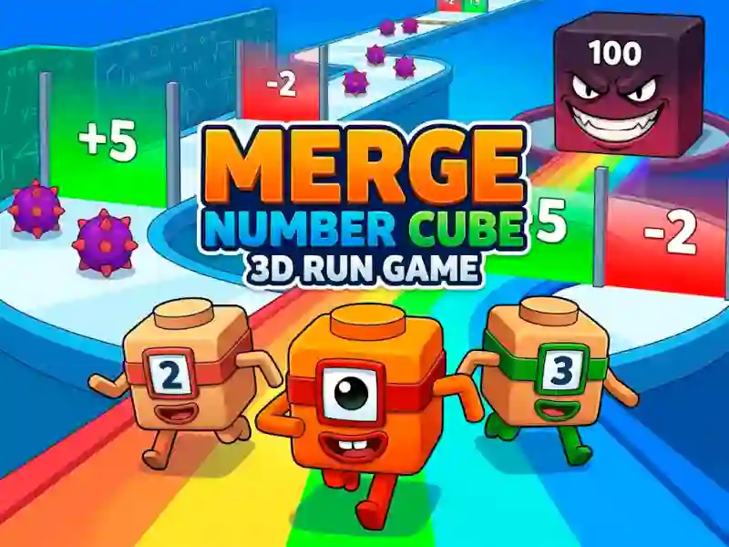 Permainan Merge Number Cube 3d Run Game talian