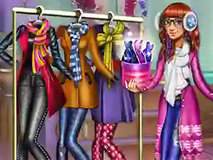 Permainan Tris Winter Fashion Dolly Dress Up talian