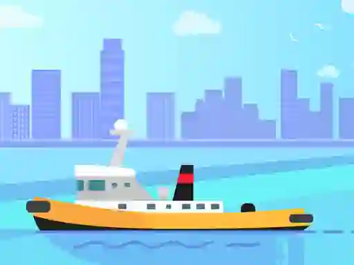 Permainan Big Boats Coloring talian
