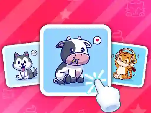Permainan Cute Animal Cards talian