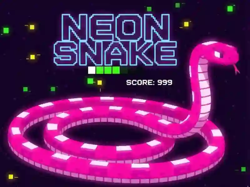 Permainan Neon Snake talian