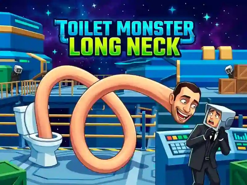 Permainan Toilet Monster Long Neck talian