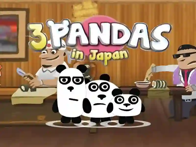 Permainan 3 Pandas In Japan HTML5 talian