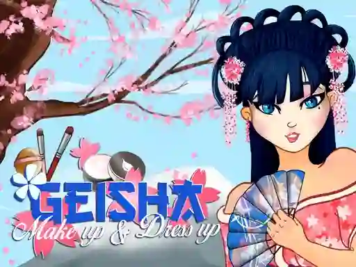 Permainan Geisha make up and dress up talian