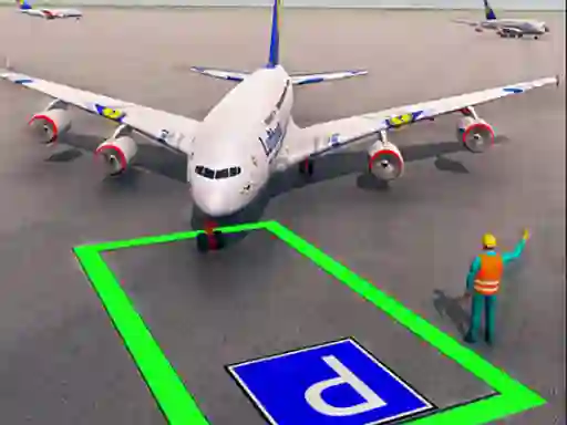 Permainan Air Plane Parking 3d talian