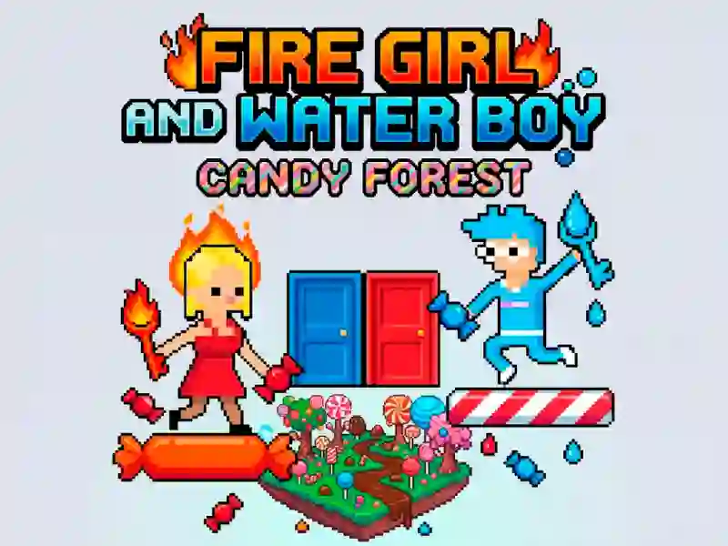 Permainan Fire Girl and Water Boy Candy Forest talian