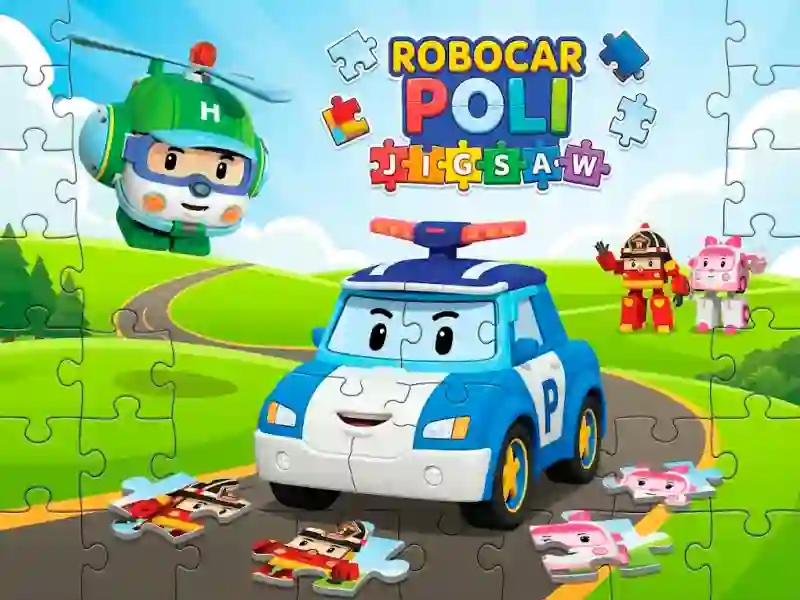 Permainan Robocar Poli Jigsaw talian
