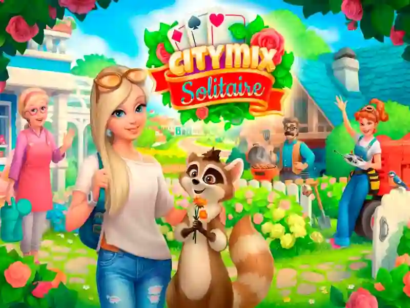 Permainan City Mix Solitaire talian